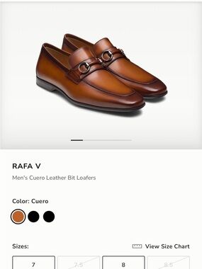 Magnanni Cuero Leather Bit Loafers - Tan/Brown